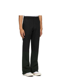 Youths in Balaclava Black And Green Transition Trousers