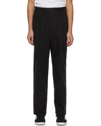 CONNOR MCKNIGHT Black Brushed Canvas Trousers