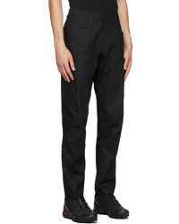 Veilance Black Cambre Trousers
