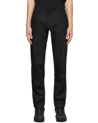 Veilance Black Cambre Trousers