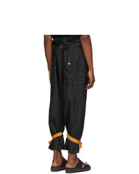 Bed J.W. Ford Black Cargo Trousers