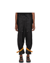 Bed J.W. Ford Black Cargo Trousers