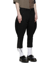 Youths in Balaclava Black Cavalry Breeches Trousers
