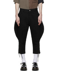 Youths in Balaclava Black Cavalry Breeches Trousers