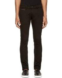 Diesel Black Chi Shaped Trousers