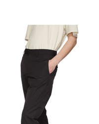 424 Black Cinched Trousers