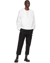 Bed J.W. Ford Black Cotton Canvas Trousers