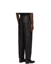Lemaire Black Cotton Trousers