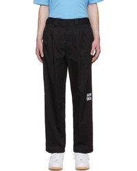 AAPE BY A BATHING APE Black Cotton Trousers