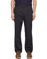Engineered Garments Black Cotton Twill Andover Trousers