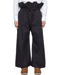 Engineered Garments Black Cotton Twill Fisherman Trousers
