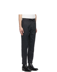Levis Black Cropped Pull On Taper Trousers