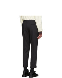 N. Hoolywood Black Cropped Trousers