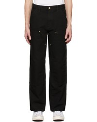 CARHARTT WORK IN PROGRESS Black Double Knee Pants