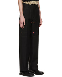 Andersson Bell Black Double Knee Trousers