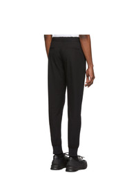 Ps By Paul Smith Black Drawcord Trousers