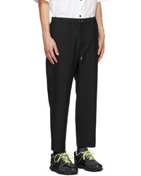 Oamc Black Drawcord Trousers
