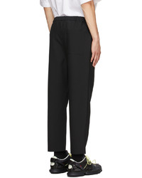 Oamc Black Drawcord Trousers