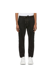 Dolce and Gabbana Black Drawstring Trousers