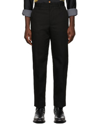 Acne Studios Black Fitted Trousers