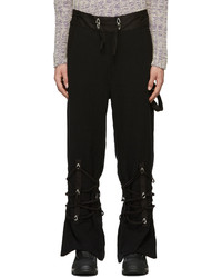 Kiko Kostadinov Black Frederick Cord Trousers