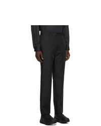 Comme Des Garcons Homme Plus Black Gabardine Trousers