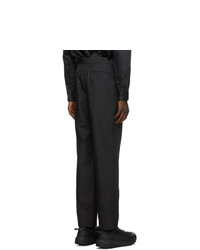 Comme Des Garcons Homme Plus Black Gabardine Trousers