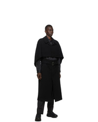 Comme Des Garcons Homme Plus Black Gabardine Trousers