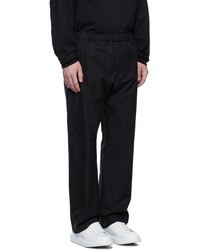 Alexander McQueen Black Gabardine Trousers
