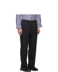 N. Hoolywood Black Gramicci Edition Tapered 3 Layer Trousers