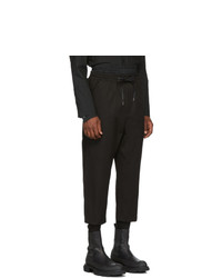 D.gnak By Kang.d Black High Rise Loose Trousers