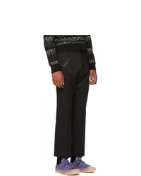 DSQUARED2 Black Houndstooth Trousers