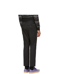DSQUARED2 Black Houndstooth Trousers