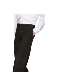 Raf Simons Black Illusions Straight Fit Trousers