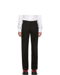 Raf Simons Black Illusions Straight Fit Trousers