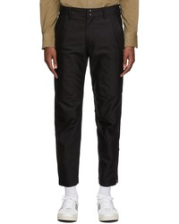 Tom Ford Black Japanese Compact Military Cargo Trousers