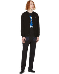 Ps By Paul Smith Black Jersey Utility Trousers
