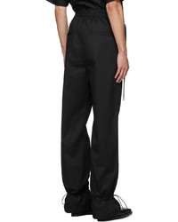 Hood by Air Black Light Canvas Trousers