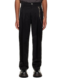Song For The Mute Black Loose Pleated Trousers