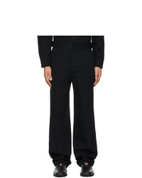 Lemaire Black Military Chino Trousers