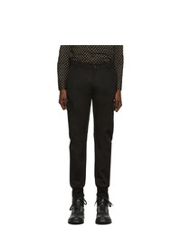 Ps By Paul Smith Black Military Jogger Trousers