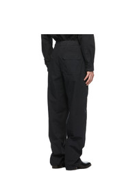 Lemaire Black Military Trousers