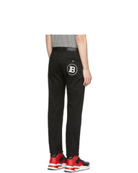 Balmain Black Monogram Chino Trousers