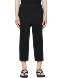 Homme Plissé Issey Miyake Black Monthly Color April Trousers