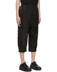 By Walid Black Navy Orson Trousers