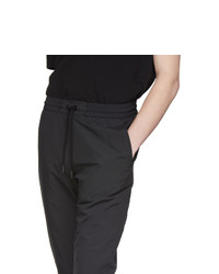 PACO RABANNE Black Nylon Trousers