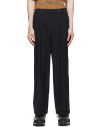 And Wander Black Nylon Trousers