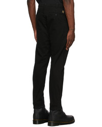 Belstaff Black Officers Chino Trousers
