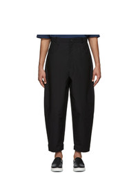 House Of The Very Islands Black Oil Pump Trousers