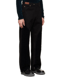 Andersson Bell Black Paneled Trousers